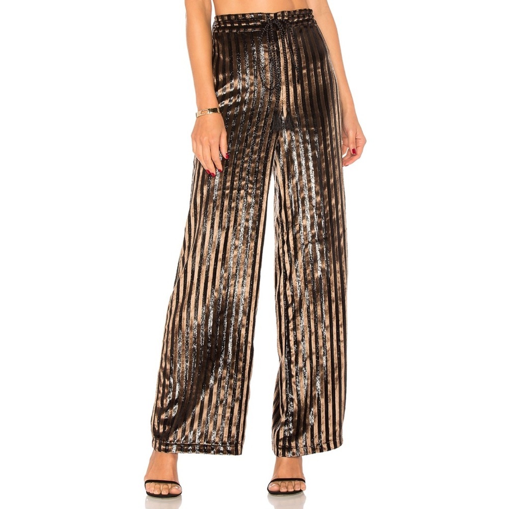 House of Harlow 1960 x Revolve Ross Pants Bronze